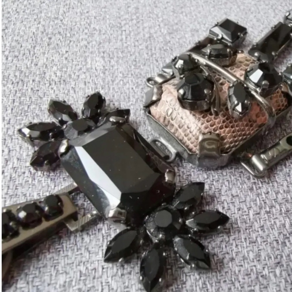 Prada Saffiano Leather and Crystal Robot Bag Charm - Picture 3 of 4